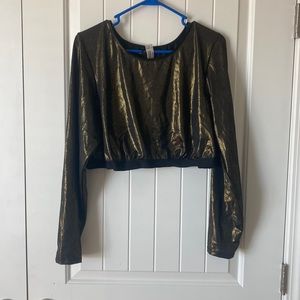 Torrid long sleeve crop top
